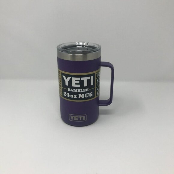 Yeti Other - Limited Edition YETI Peak Purple Rambler 24oz Mug with Standard Lid Medium